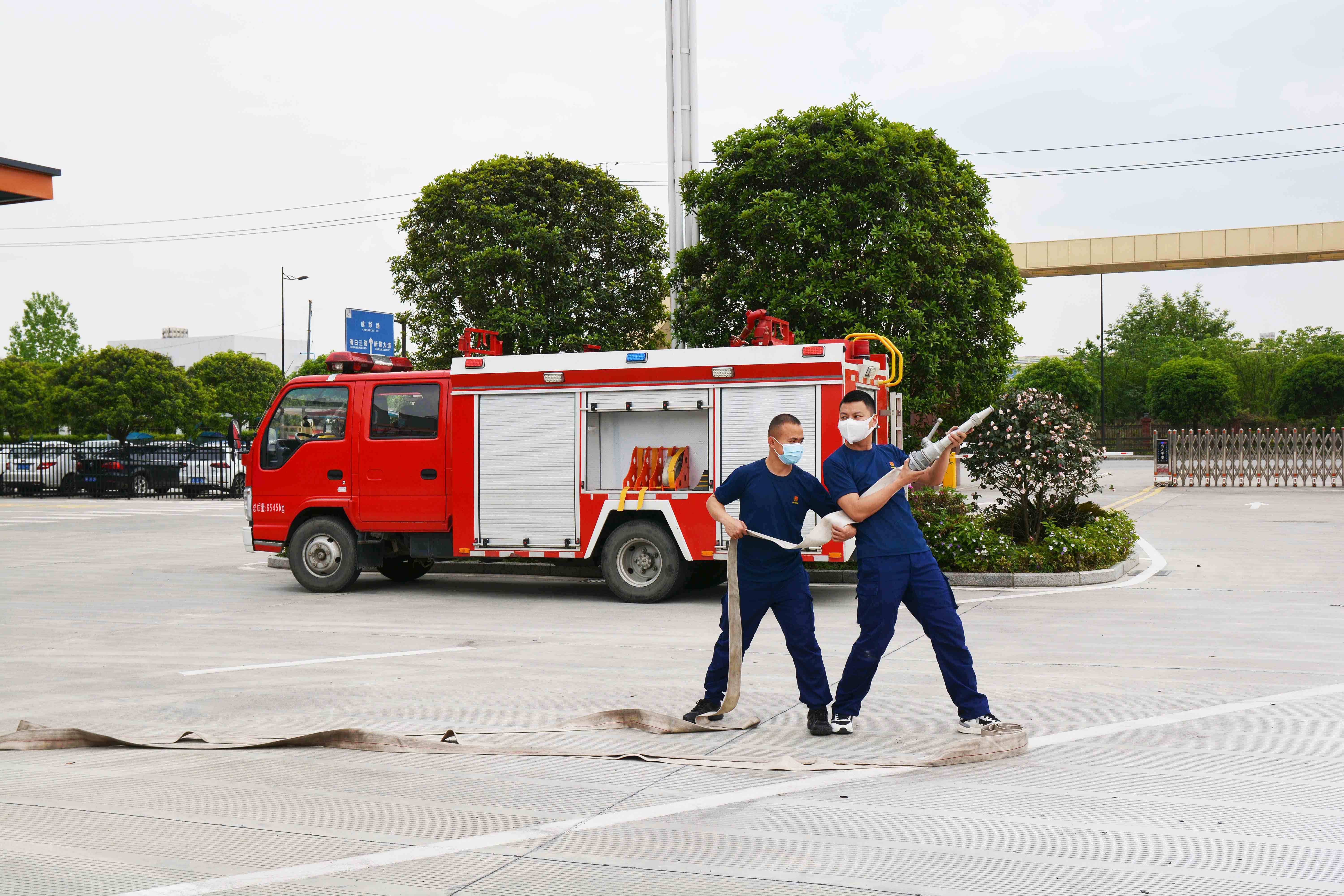 太和坊组织消防安全应急演练活动